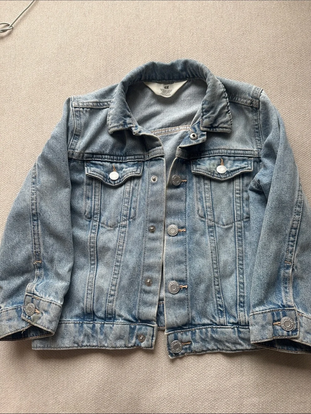 H&M Kids Faded Blue Denim Jacket